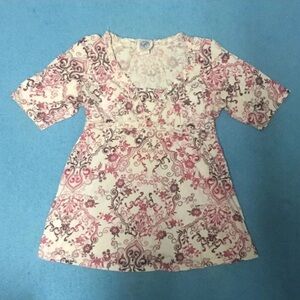 Maternity Floral Shirt Size Medium